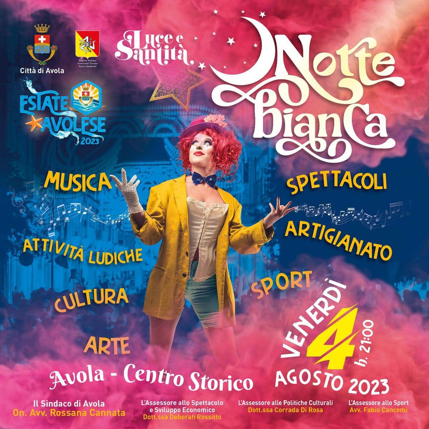 Avola, tutto pronto per la Notte Bianca, stasera la festa nel cuore dell’esagono